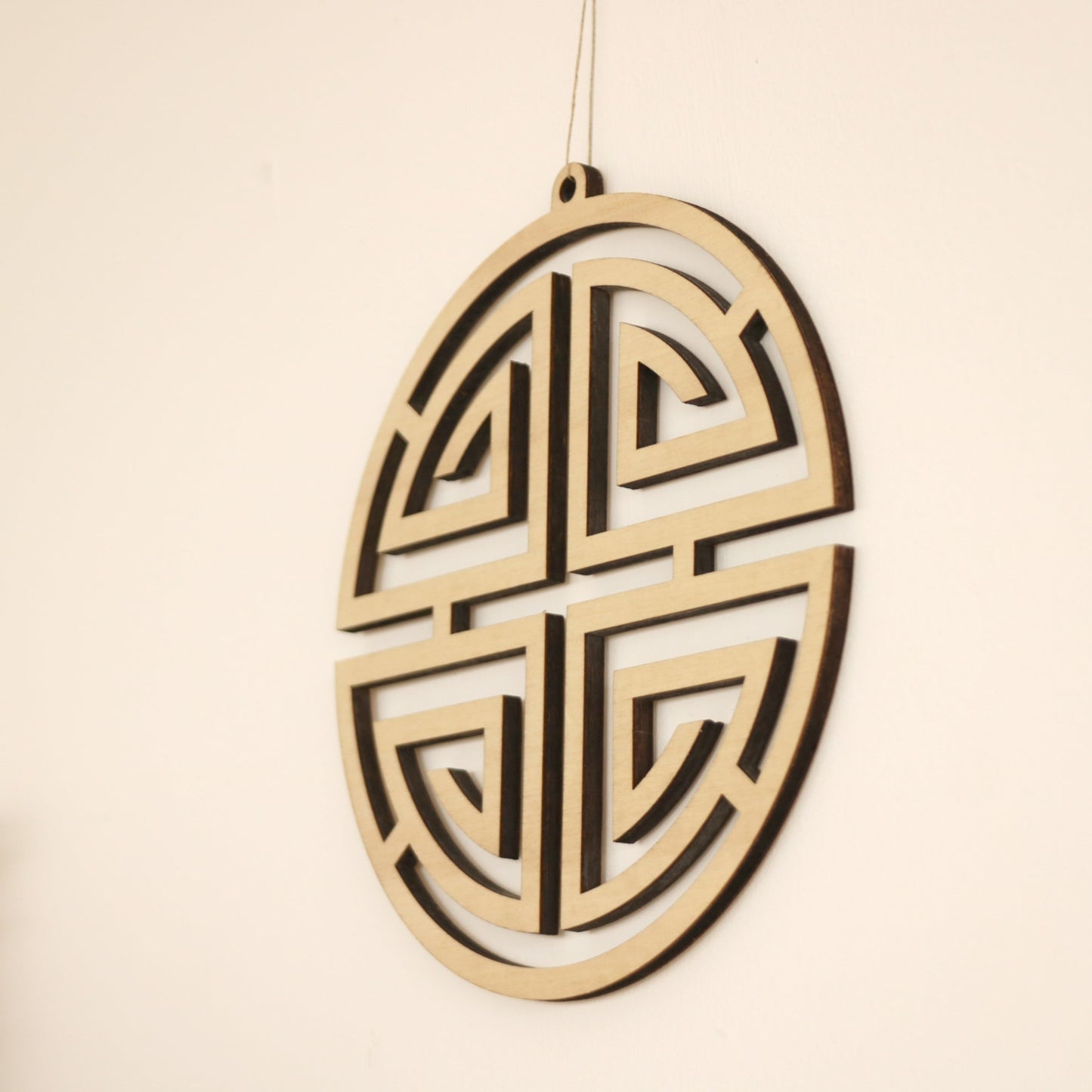 Decoración de pared Shou símbolo longevidad, varias medidas
